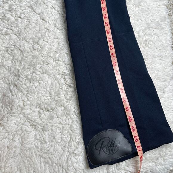 Roffe Skiwear Made in The USA Navy Sexy Bibs Snow Pants Gorpcore Outdoorsy - Picture 6 of 10